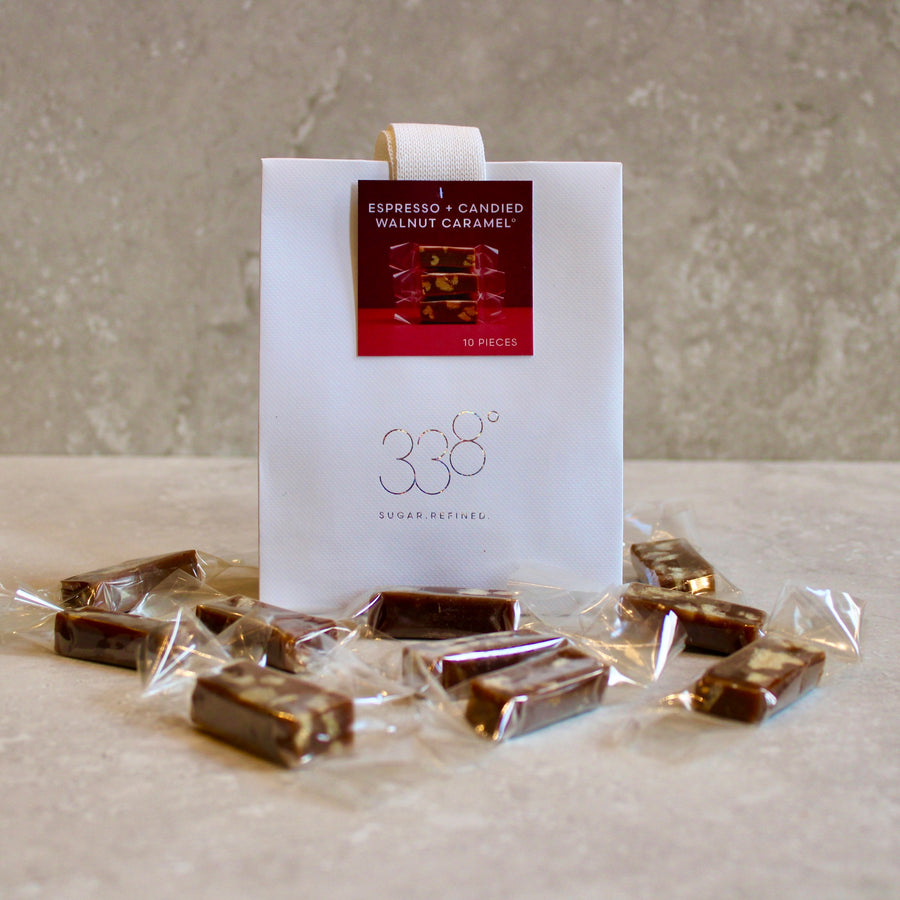 Petit Cadeau of Espresso + Candied Walnut Caramel°